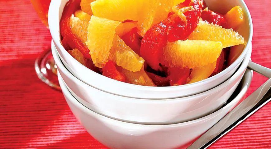 Как приготовить маринованный сладкий перец с апельсином?