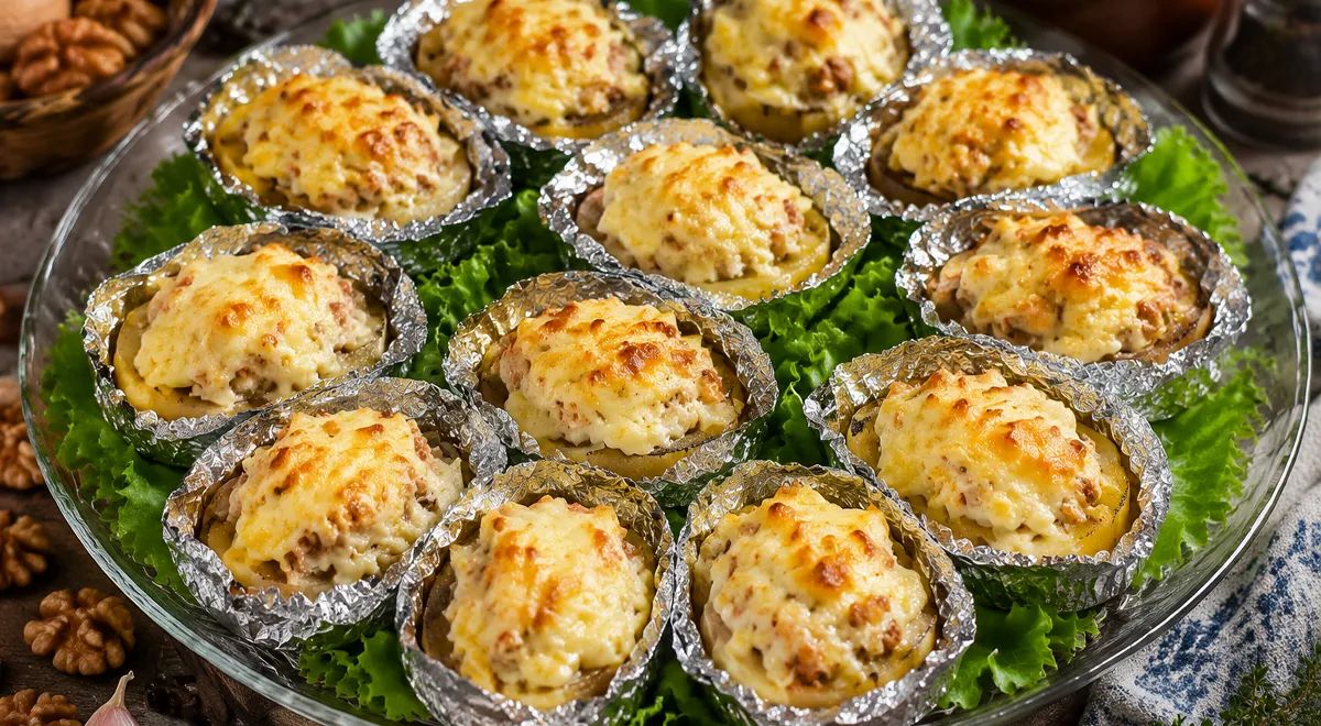 Как приготовить запеченный картофель с орехами и сыром: пошаговый рецепт