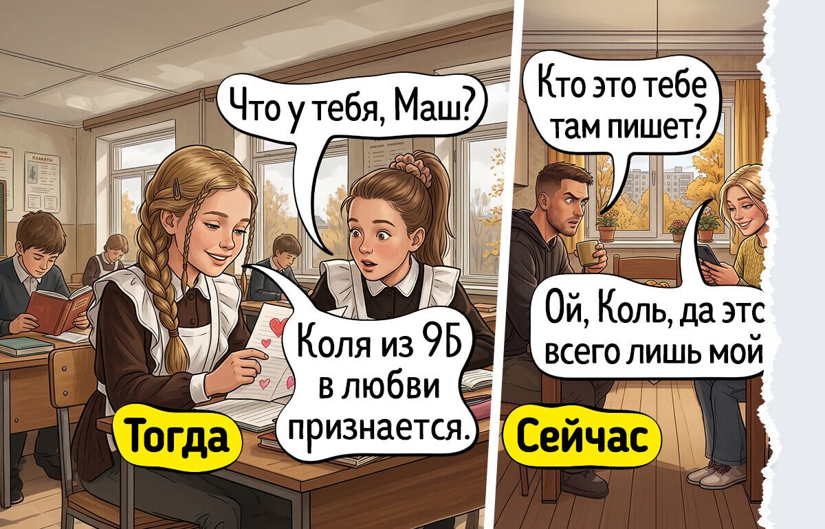 Как мы меняемся с годами: 18 комиксов и историй